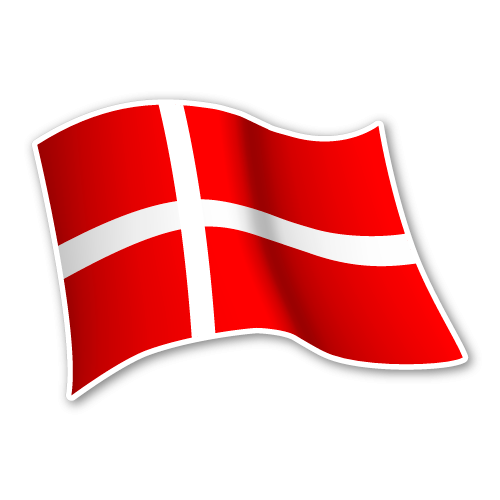 GAL 0090 Dänemark Flagge  DRU 0060