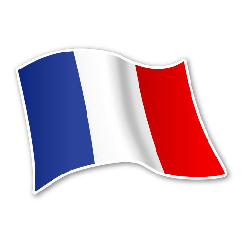 GAL 0096 Frankreich Flagge DRU 0065